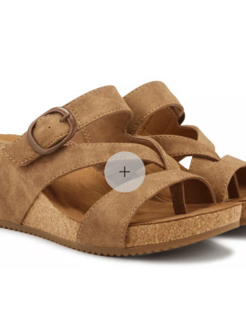 Eurosoft Women's Empire Wedge Sandal NWOT sz 7 - Picture 2 of 11